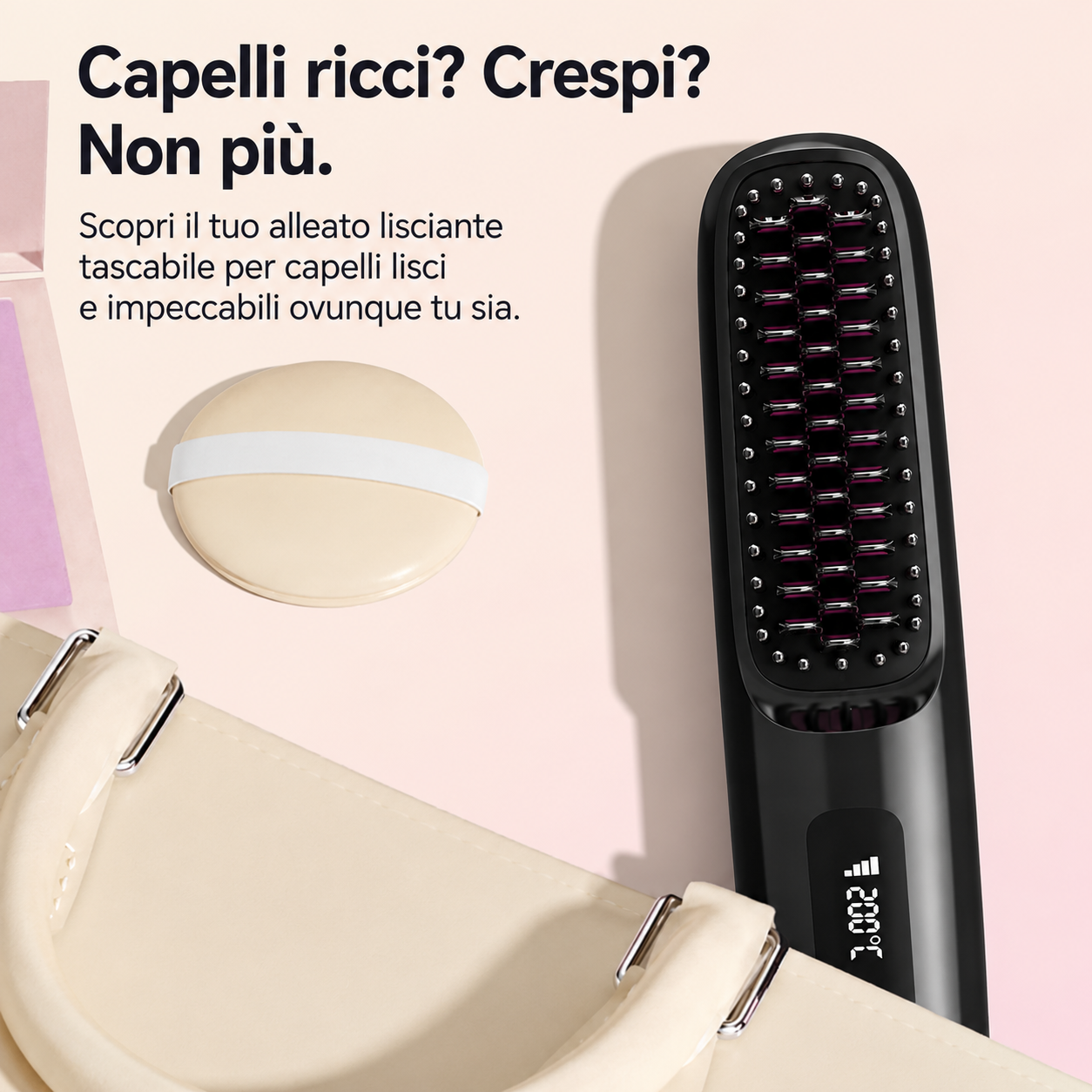 Styler™ - Spazzola Lisciante Compatta per Capelli